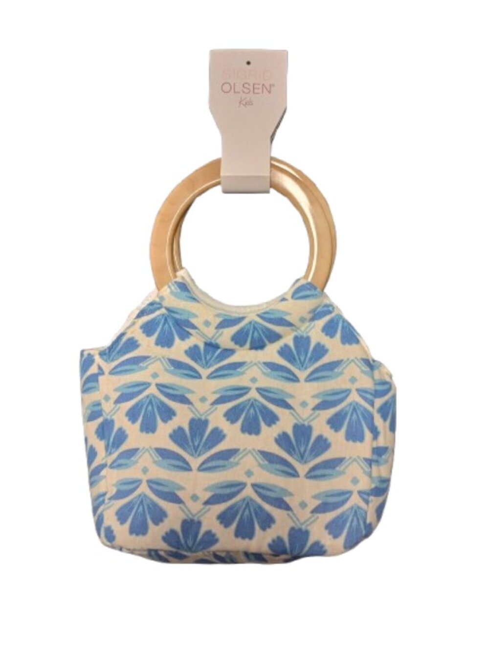 NWT Sigrid Olsen Kids Lined Floral Fabric Bag as Pictured